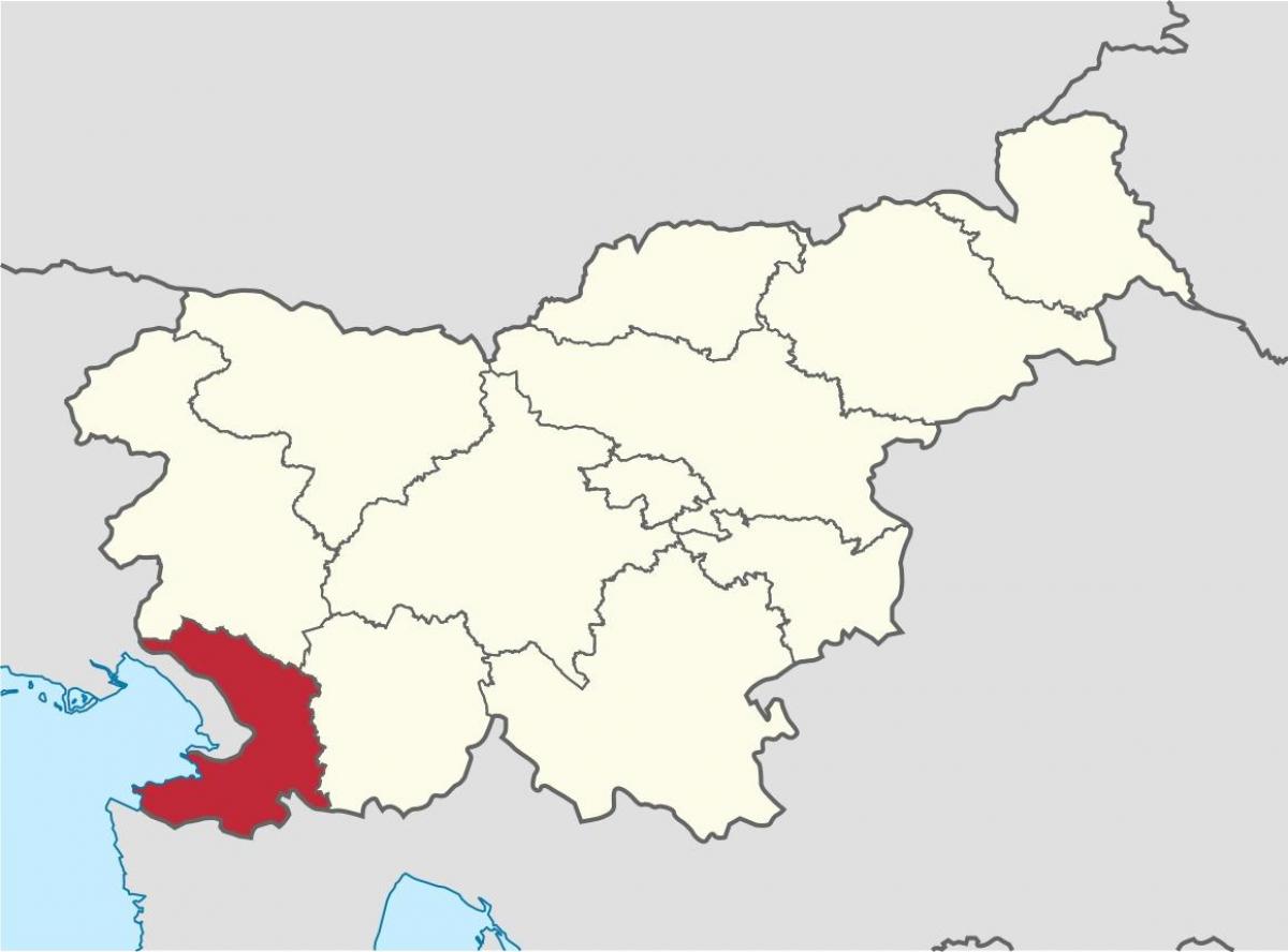 Mapa ng karst Slovenia