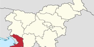 Mapa ng karst Slovenia