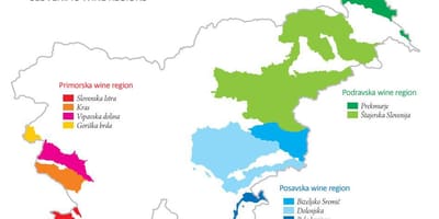 Mapa ng Slovenia alak